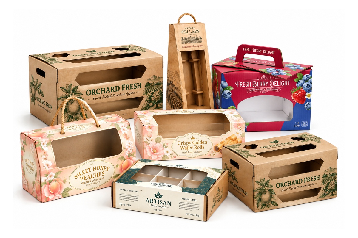 Corrugated Window Boxes packaging category