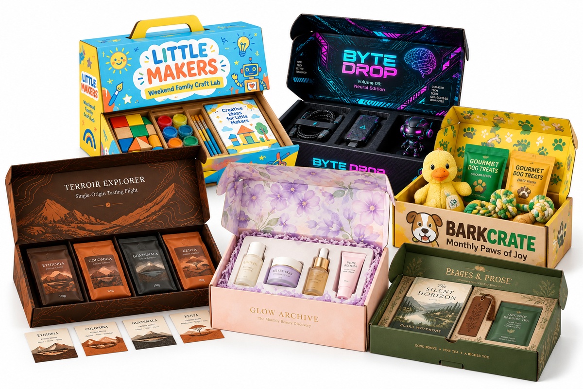 Subscription & Product Set Packaging packaging category