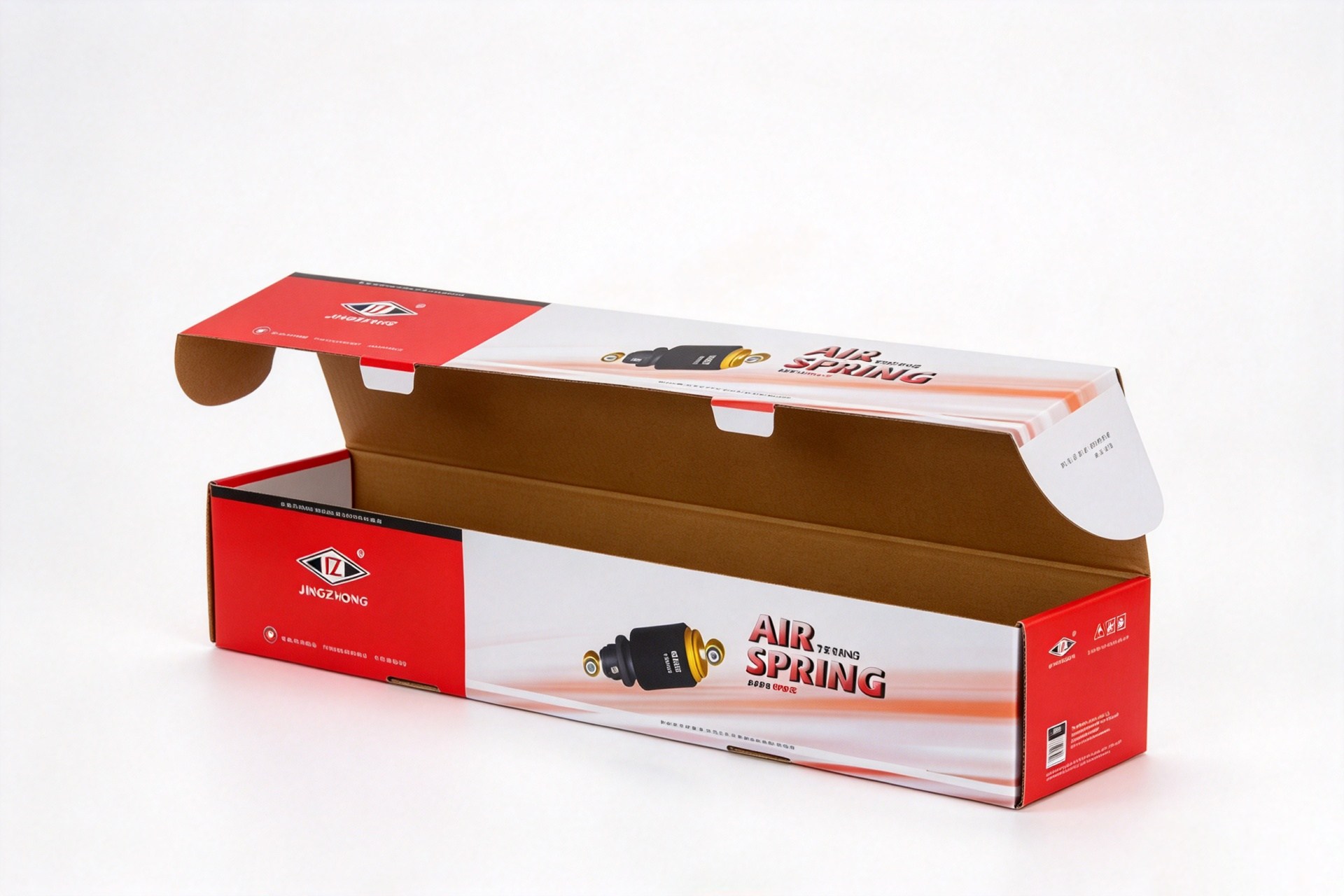 Automotive Air Spring Long Mailer Box packaging product