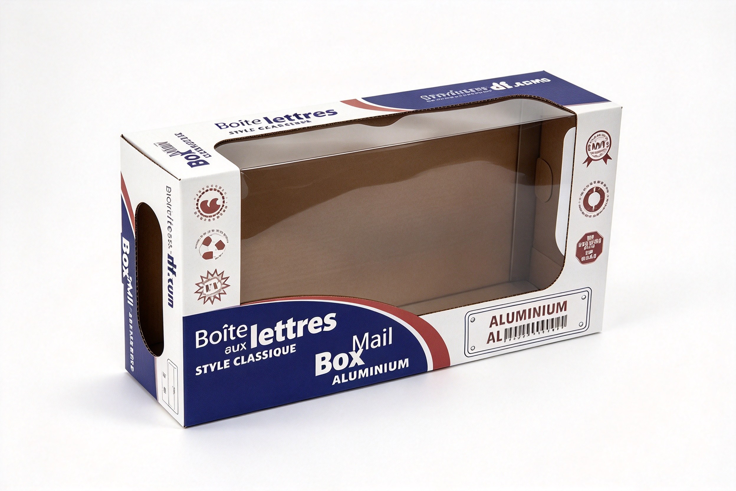 Aluminium Mailbox Retail Window Box packaging product