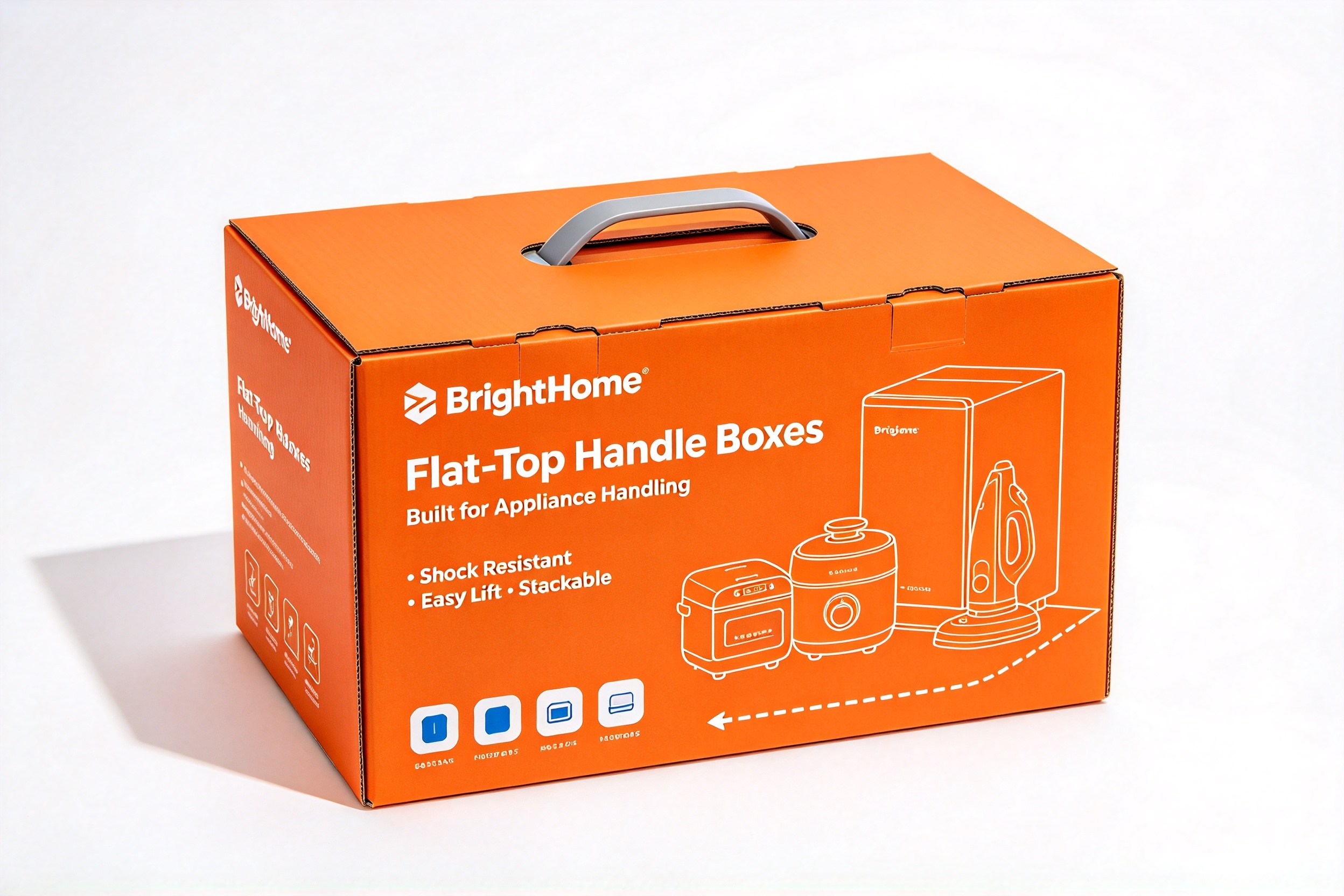 BrightHome Appliance Flat-Top Handle Box packaging product