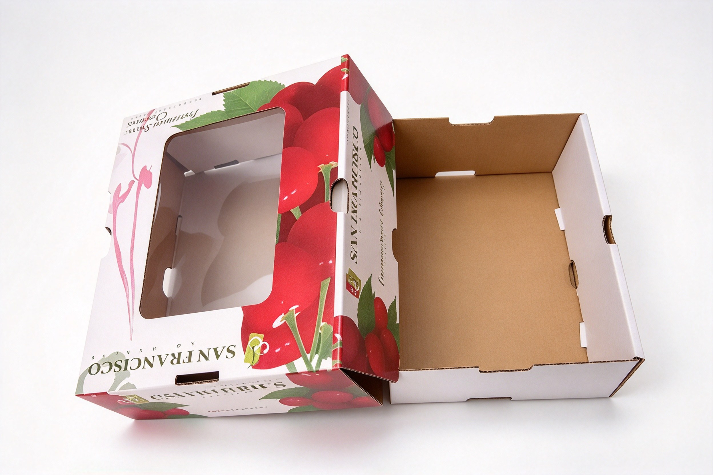 Cherry Orchard Window Gift Box packaging product