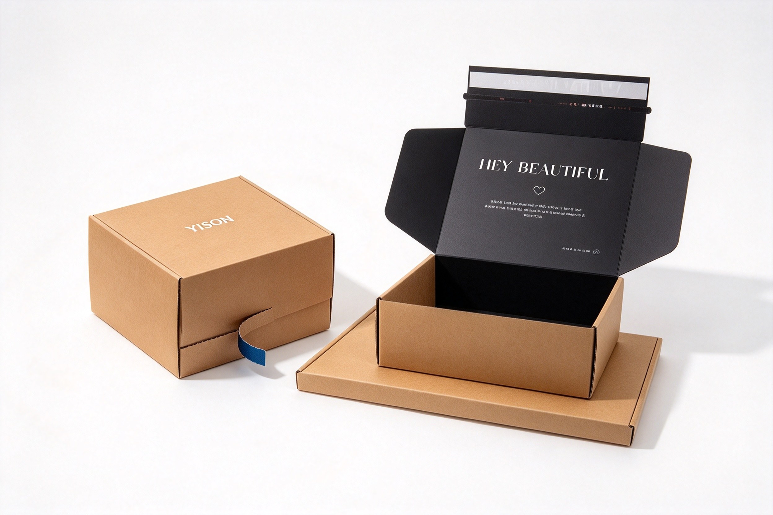 Cold Brew Tea Bottle Box with Handle & Tear Opening packaging product