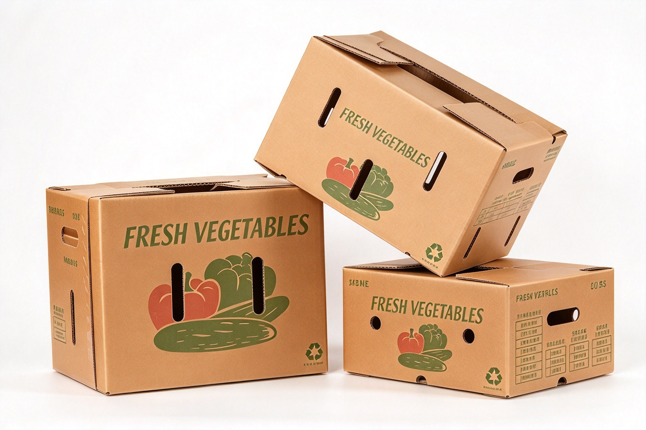 Fresh Vegetables Ventilated Carry Box Range packaging product