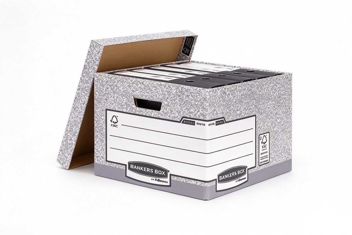 Speckled Grey Archive Lid & Base Box packaging product