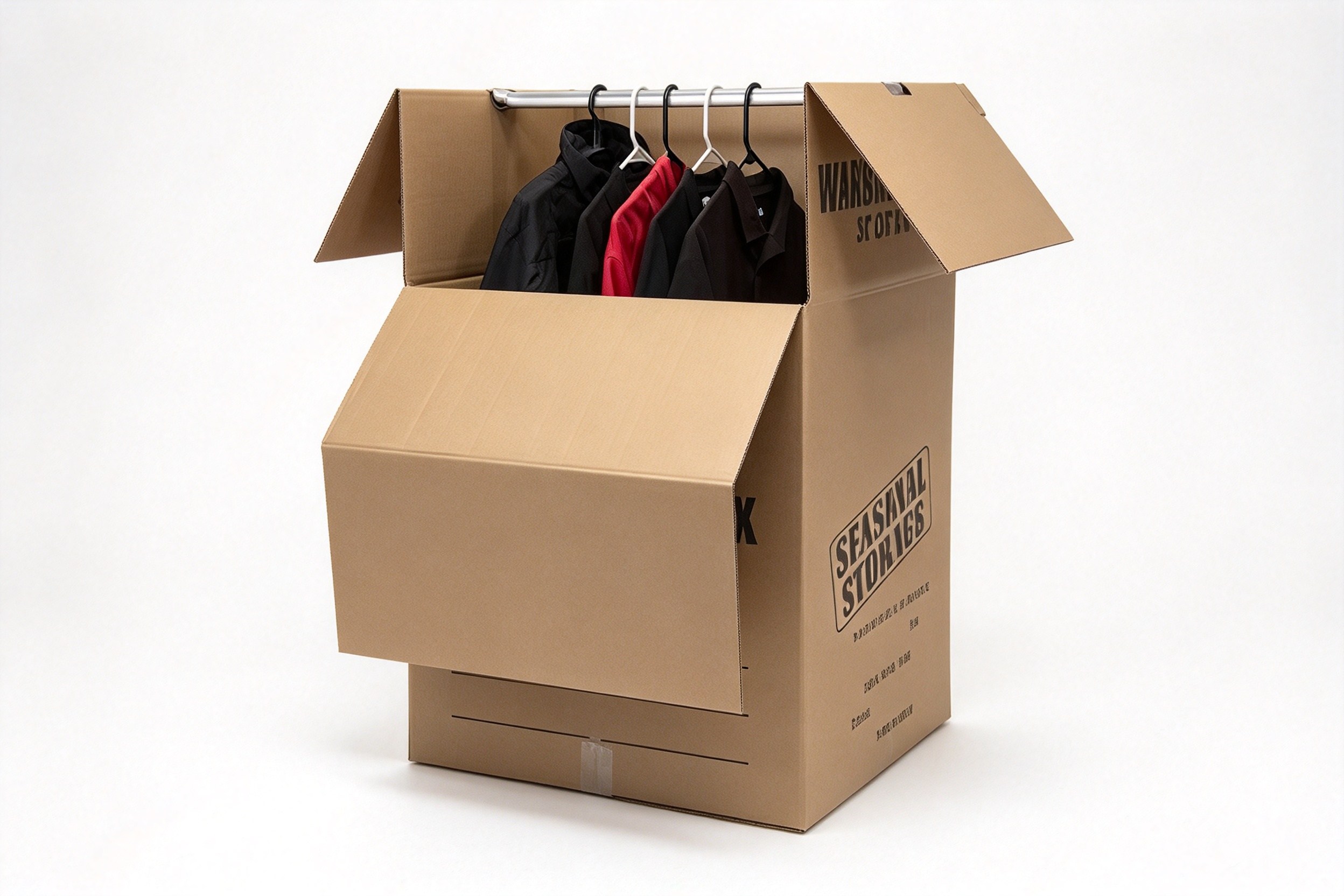 Hanging Rail Seasonal Wardrobe Box packaging product