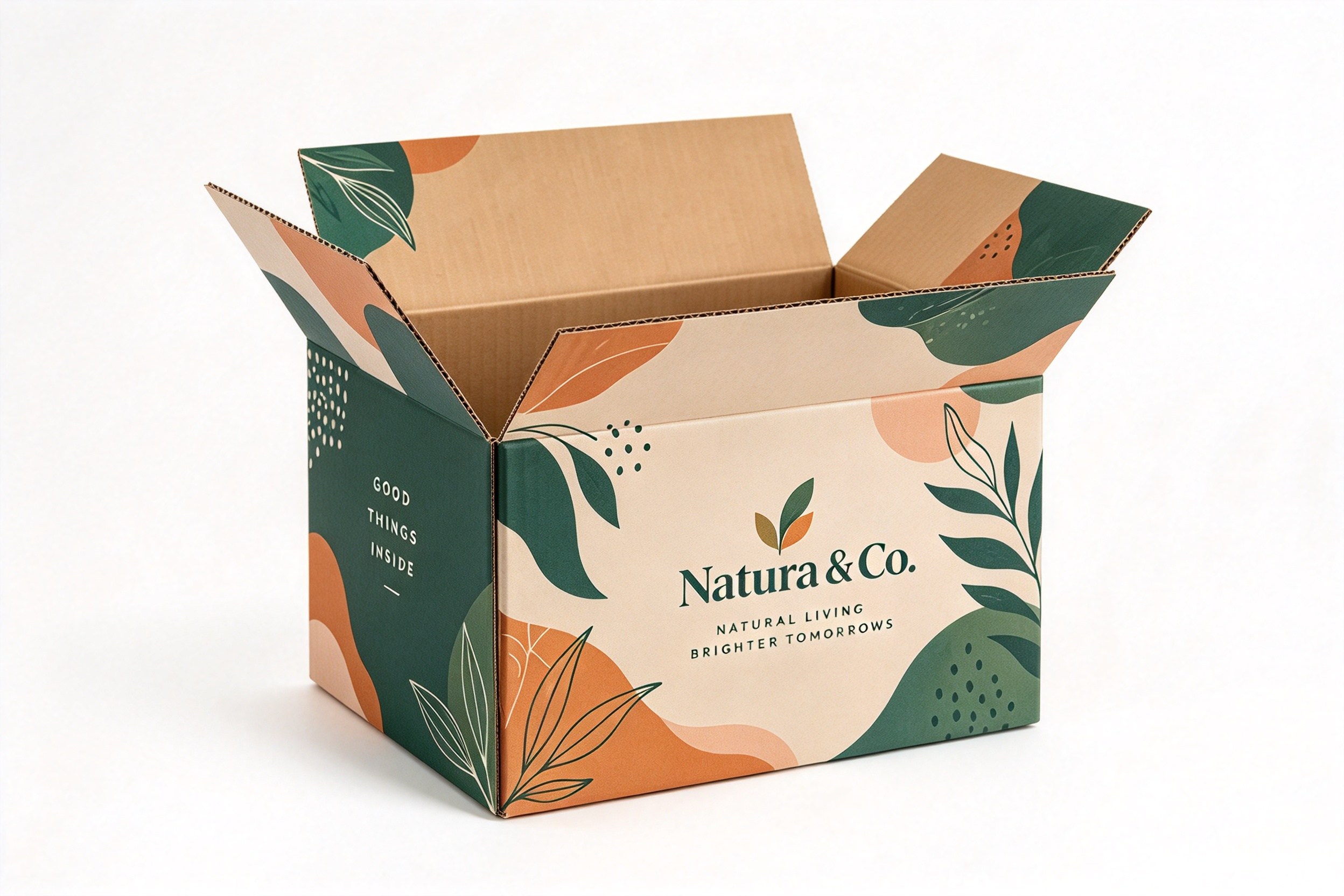 Natura & Co Botanical Print RSC Mailer packaging product