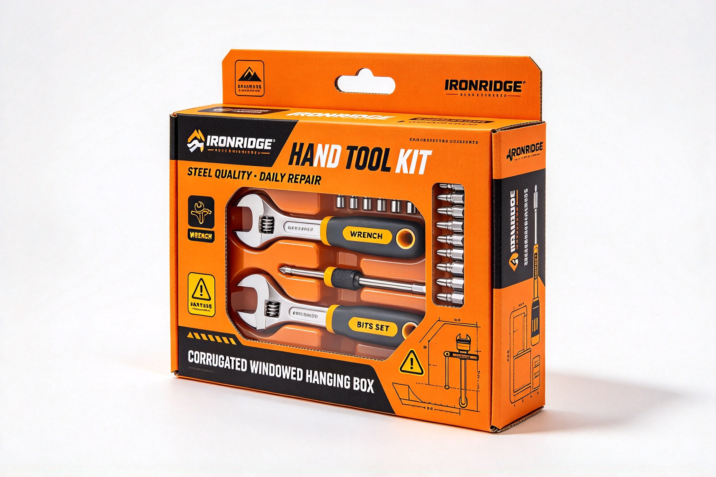 R/C Stunt Car Window Peg-Hook Box packaging product