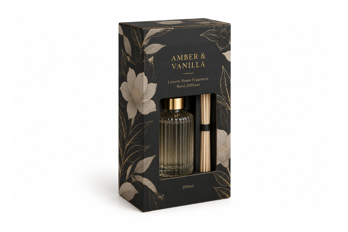Reed Diffuser Glass Bottle Protective Outer Box packaging product