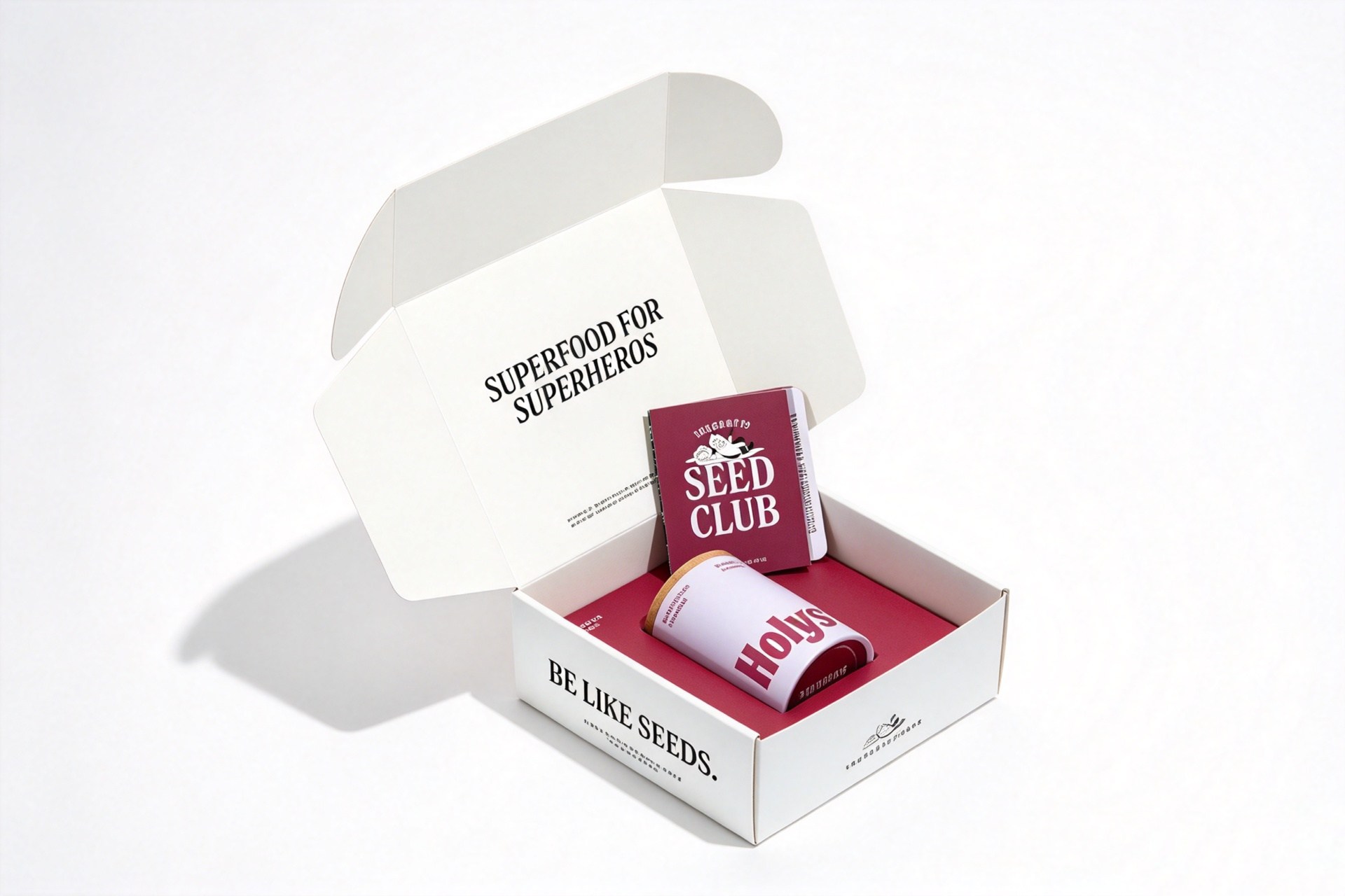 Superfood Seed Club Mailer Box with Inside Print packaging product